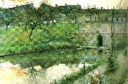 Carl Larsson dammen china oil painting artist
